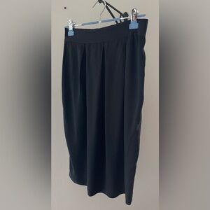 Vintage New Horizons Rayon Black Skirt